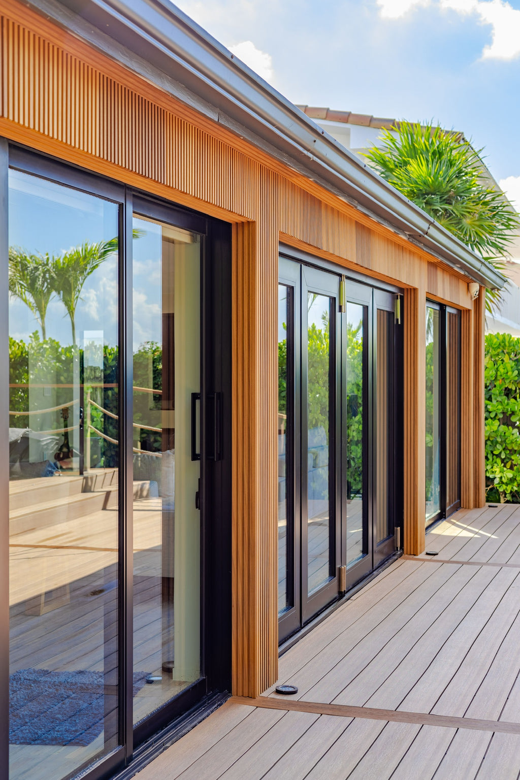 Thermo Wood Ayous Cladding | T&G Nickel Gap Fluted #5  (custom)