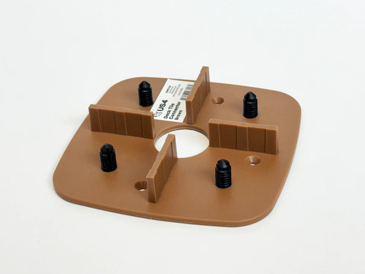 Deck Tile Connectors – Interlocking System for 24x24 Tiles