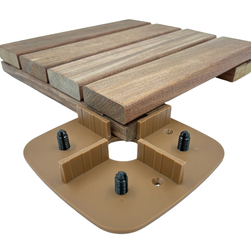 Deck Tile Connectors – Interlocking System for 24x24 Tiles