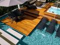 Brazilian Garapa Hardwood Decking - S4S & Grooved (15 sq ft Bundle)