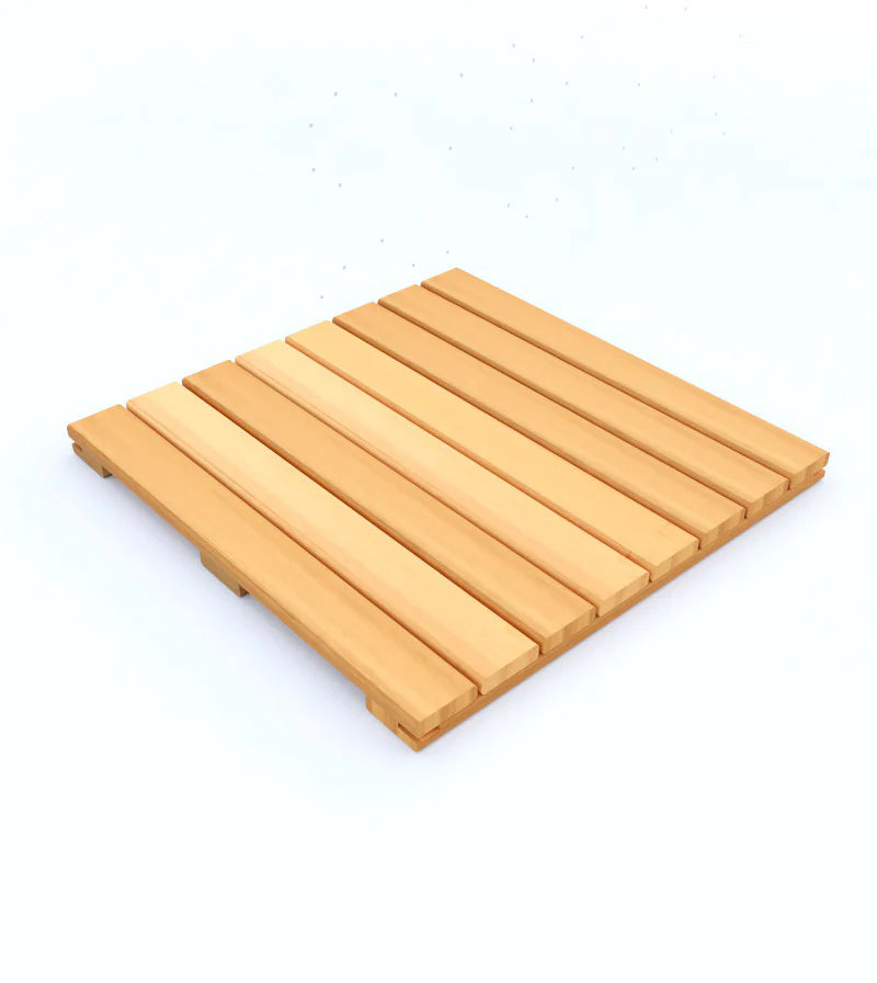 Garapa Deck Tiles 24x24 - Brazilian Hardwood Interlocking Tiles