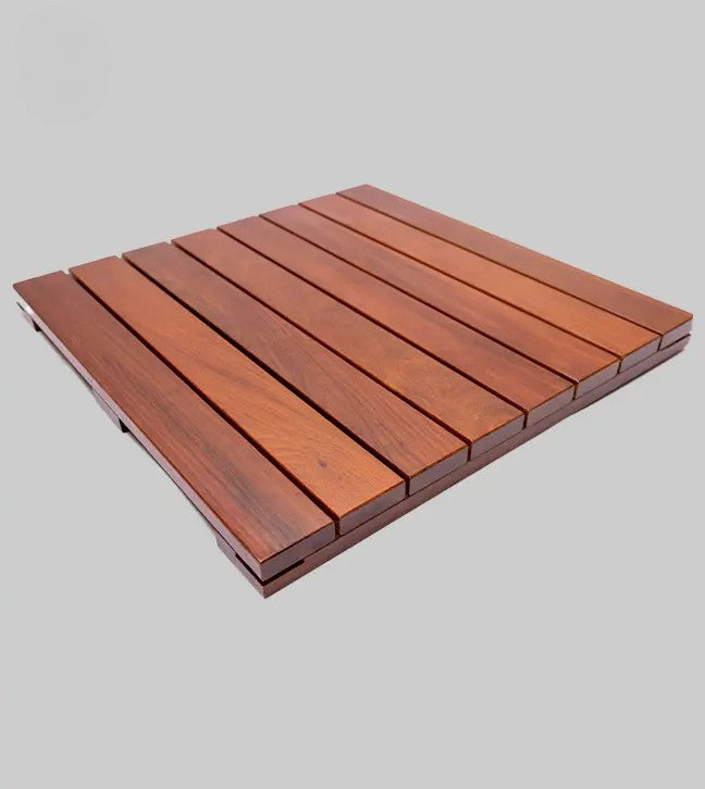 Ipe Deck Tiles 24x24 - Brazilian Hardwood Interlocking Tiles