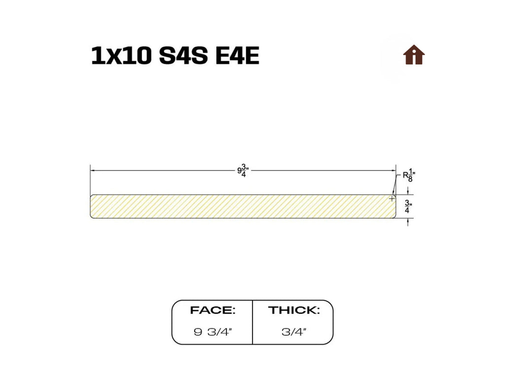 Thermo Wood Ayous Cladding S4S (7 boards bundle)