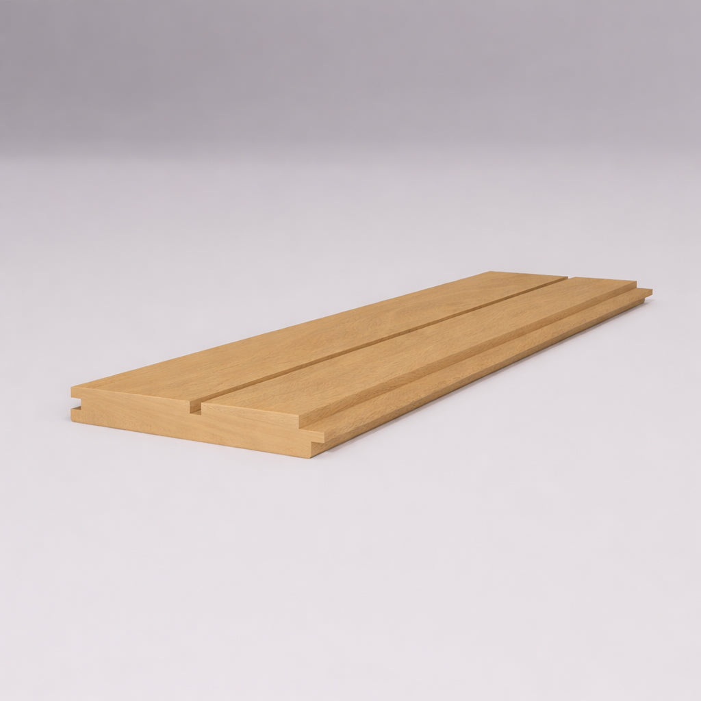 Thermo Wood Ayous Cladding | Duo Flute (custom)