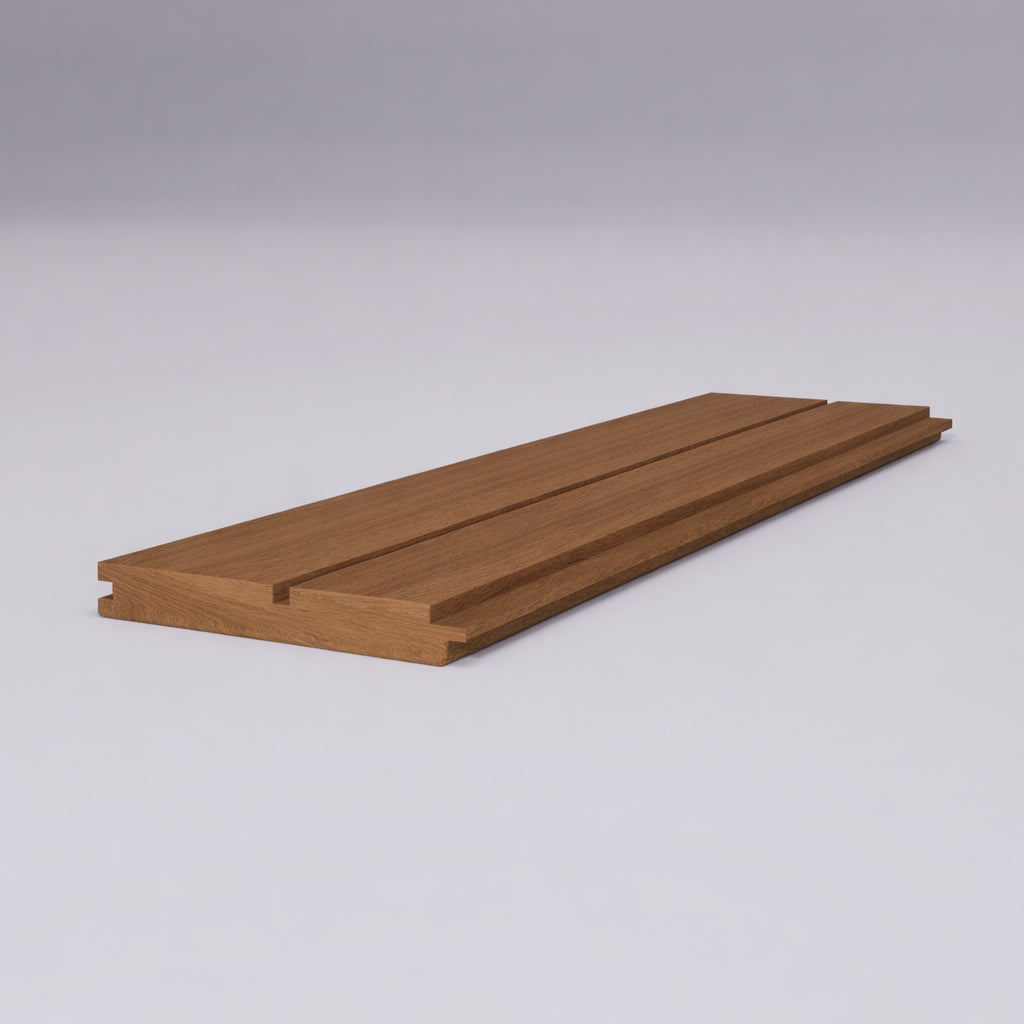 Thermo Wood Ayous Cladding | Duo Flute (custom)