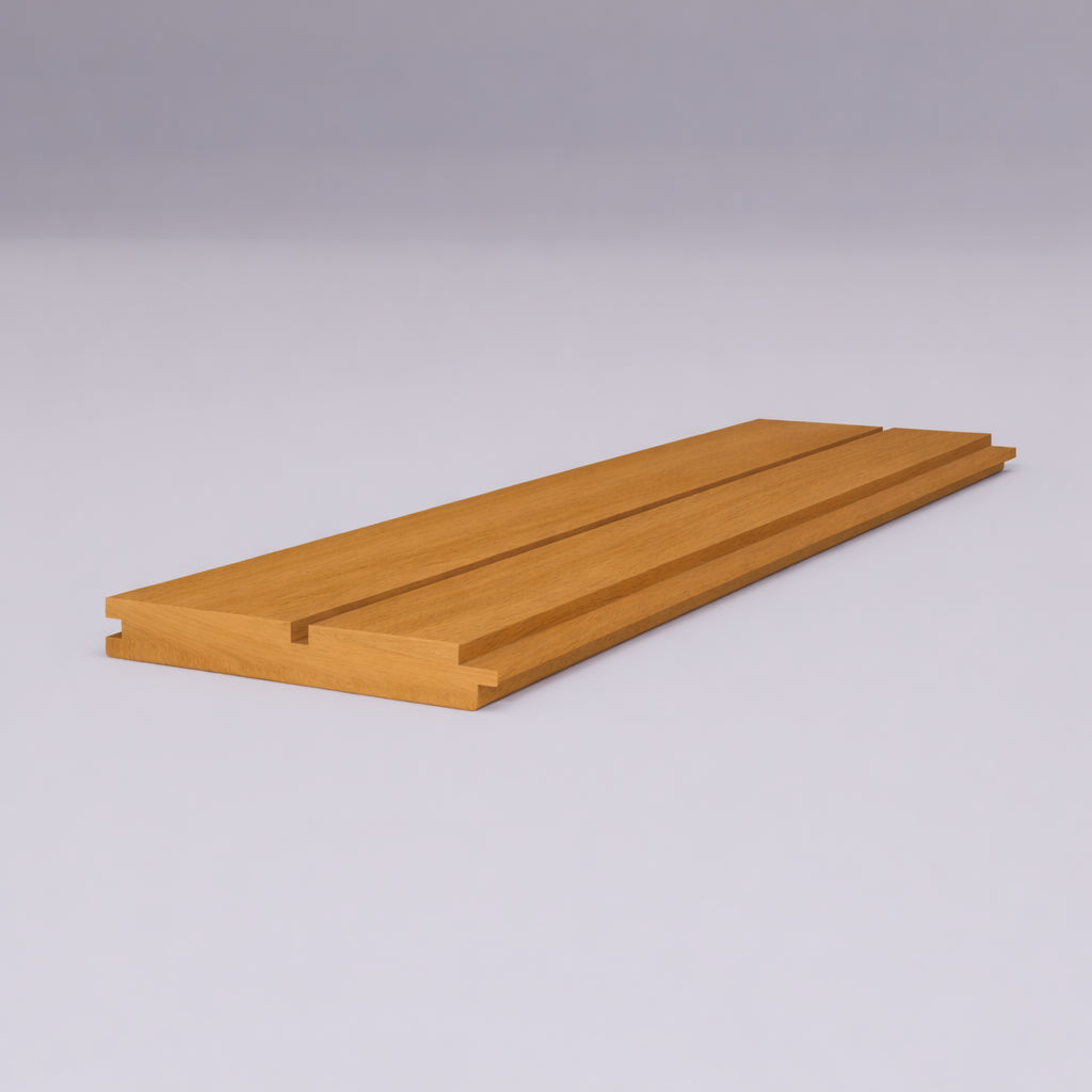 Thermo Wood Ayous Cladding | Duo Flute (custom)