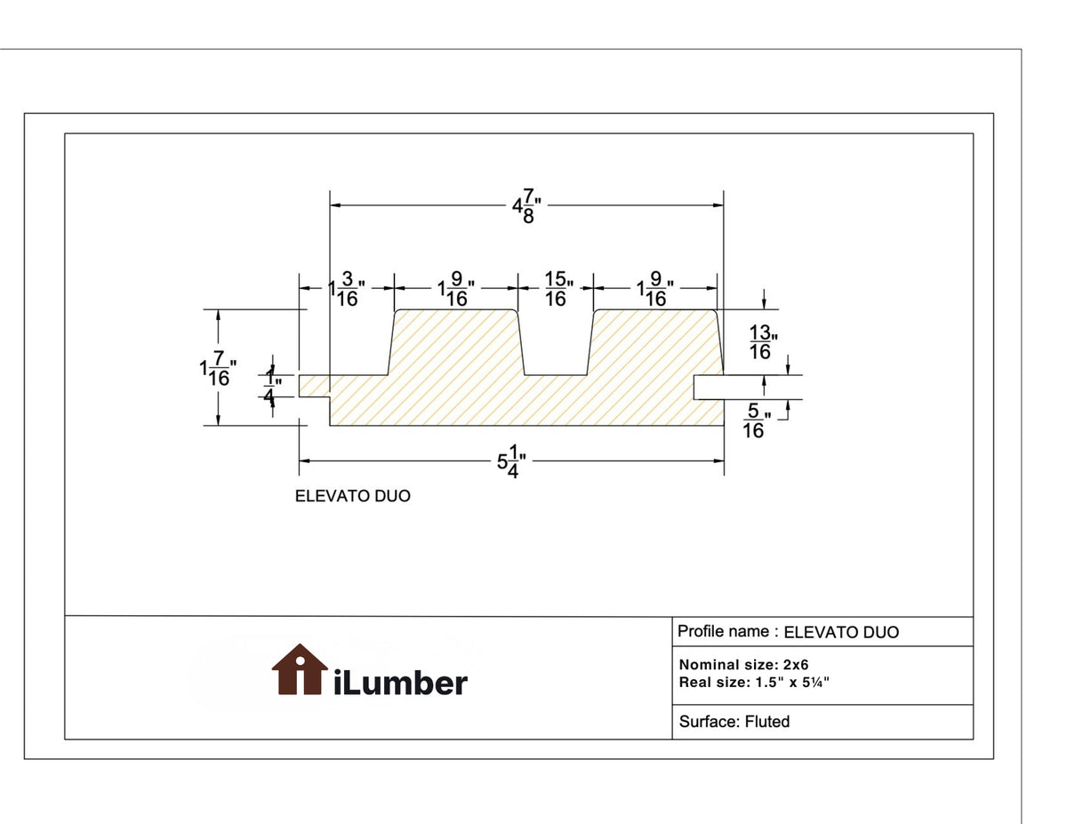 Thermo Wood Ayous Cladding | Elevato Duo (custom)