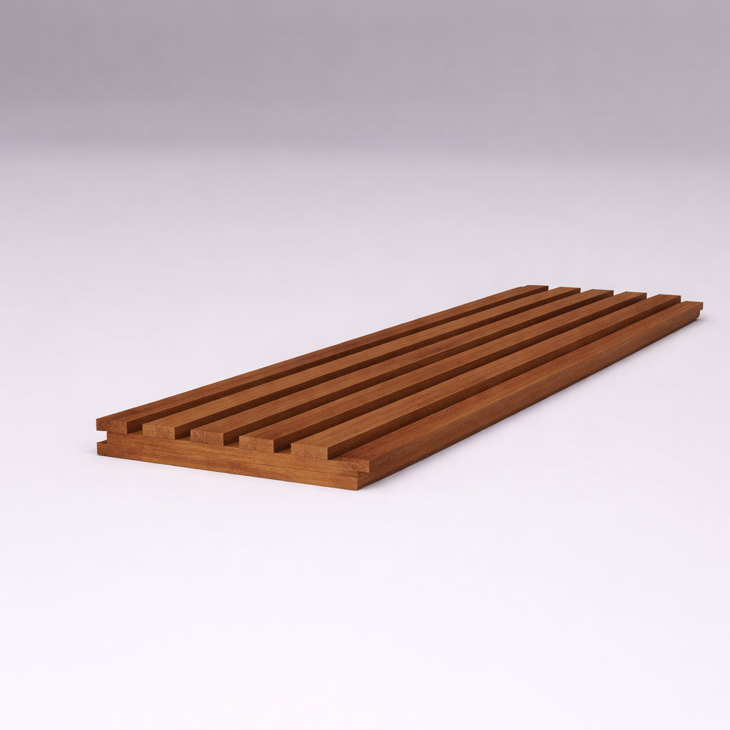 Thermo Wood Ayous Cladding | T&G Nickel Gap Fluted #5  (custom)