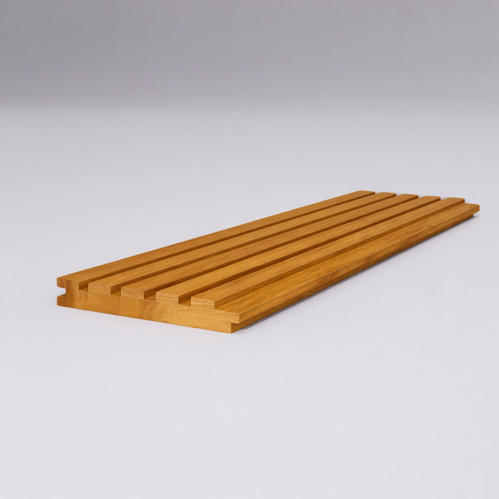 Thermo Wood Ayous Cladding | T&G Nickel Gap Fluted #5  (custom)